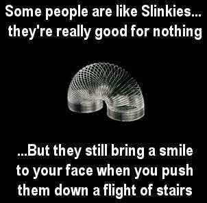 slinky humor