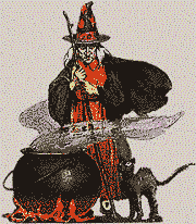 witch and cauldron