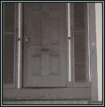 front door open